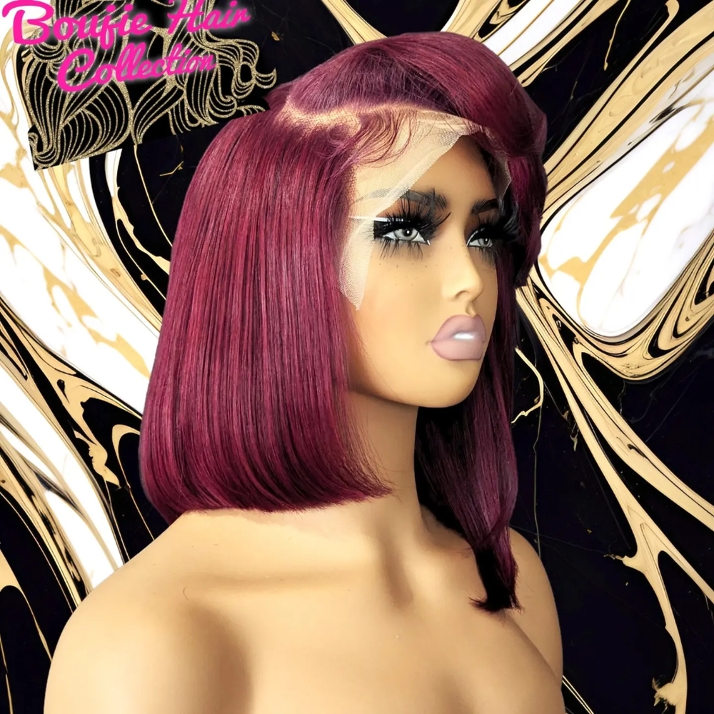 Fully customized human hair 13X6 lace front wig